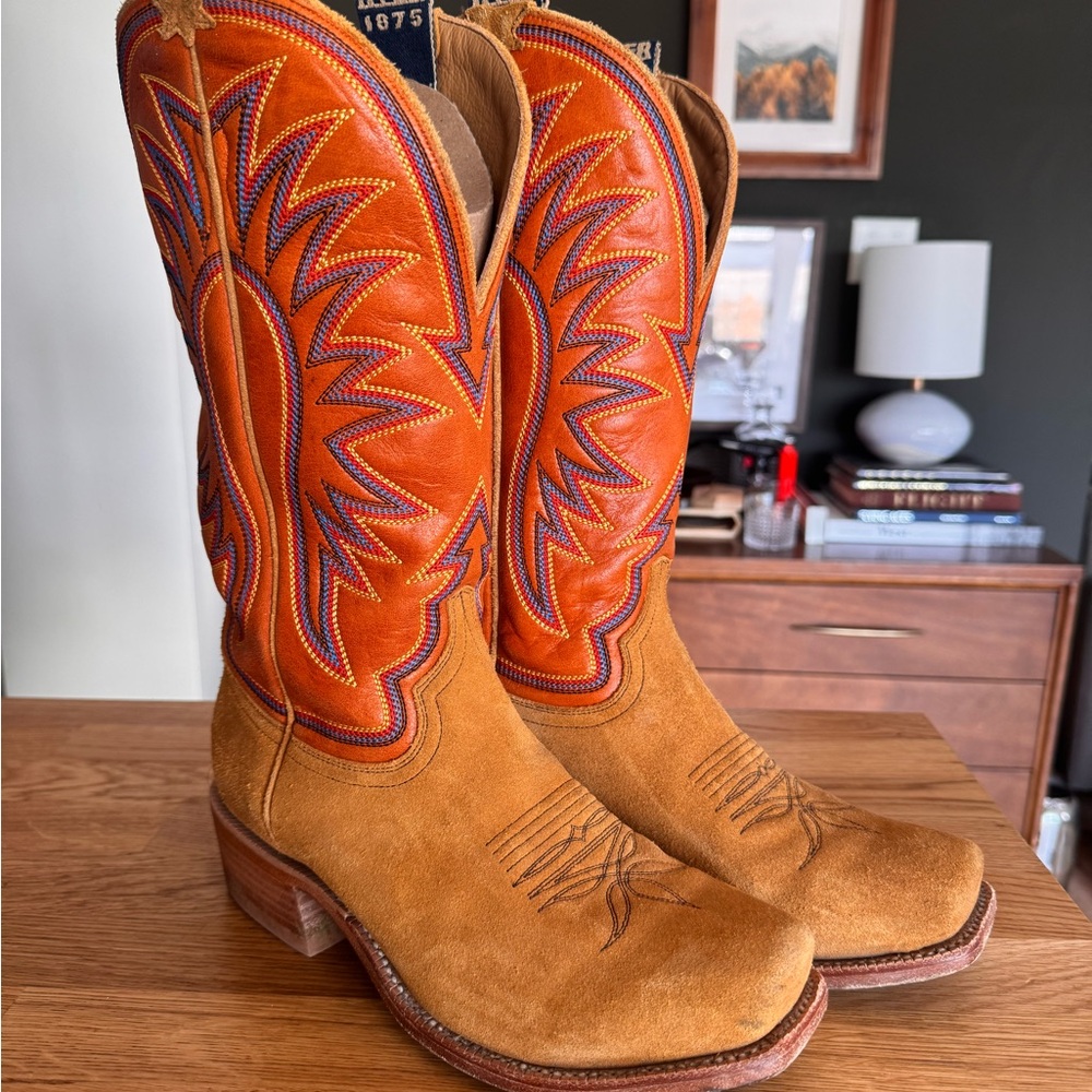 Hyer Spearville Roughout Men’s Cowboy Boots 8.5